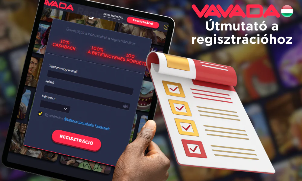 Útmutató a Vavada online kaszinóba való regisztrációhoz