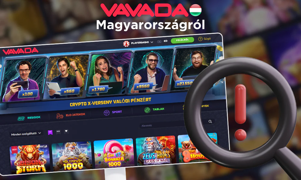 A Vavada Hungary online kaszinó részletes áttekintése