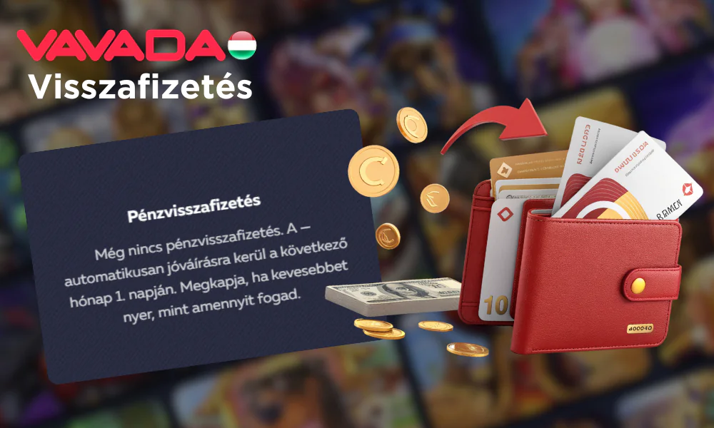 Cashback akár 10% elérhető a Vavada-nál