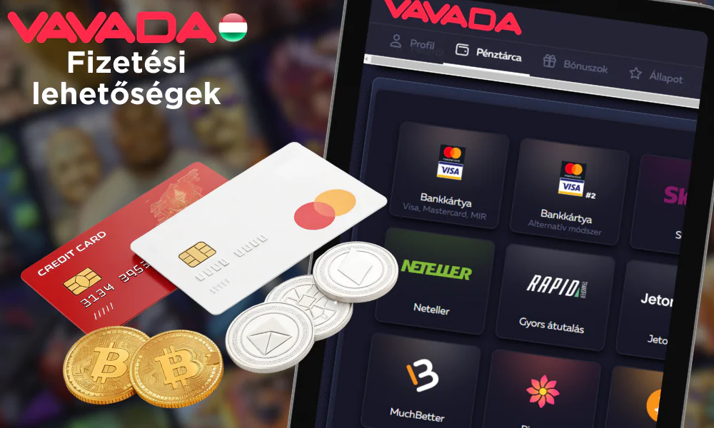 A Vavada-ban elérhető fizetési módok áttekintése