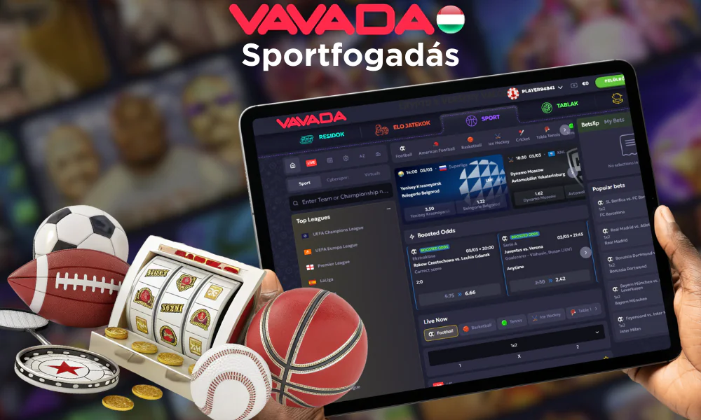 Több mint 35 sportágra lehet fogadni a Vavada-nál